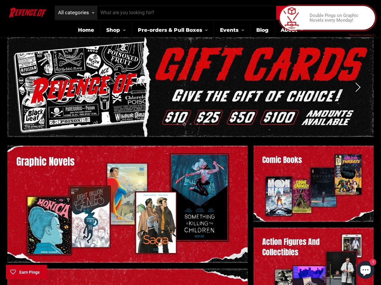 Revenge Of — Website Preview