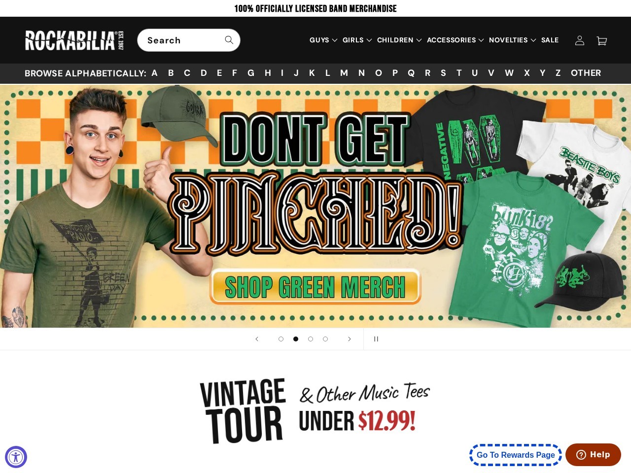 Rockabilia — Website Preview