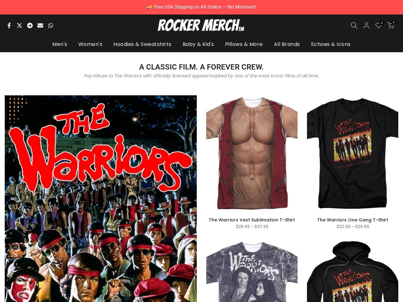 Rocker Merch — Website Preview