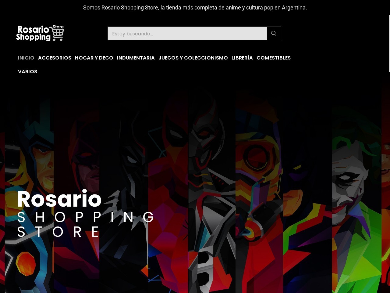 Rosario Shopping store — Website Preview