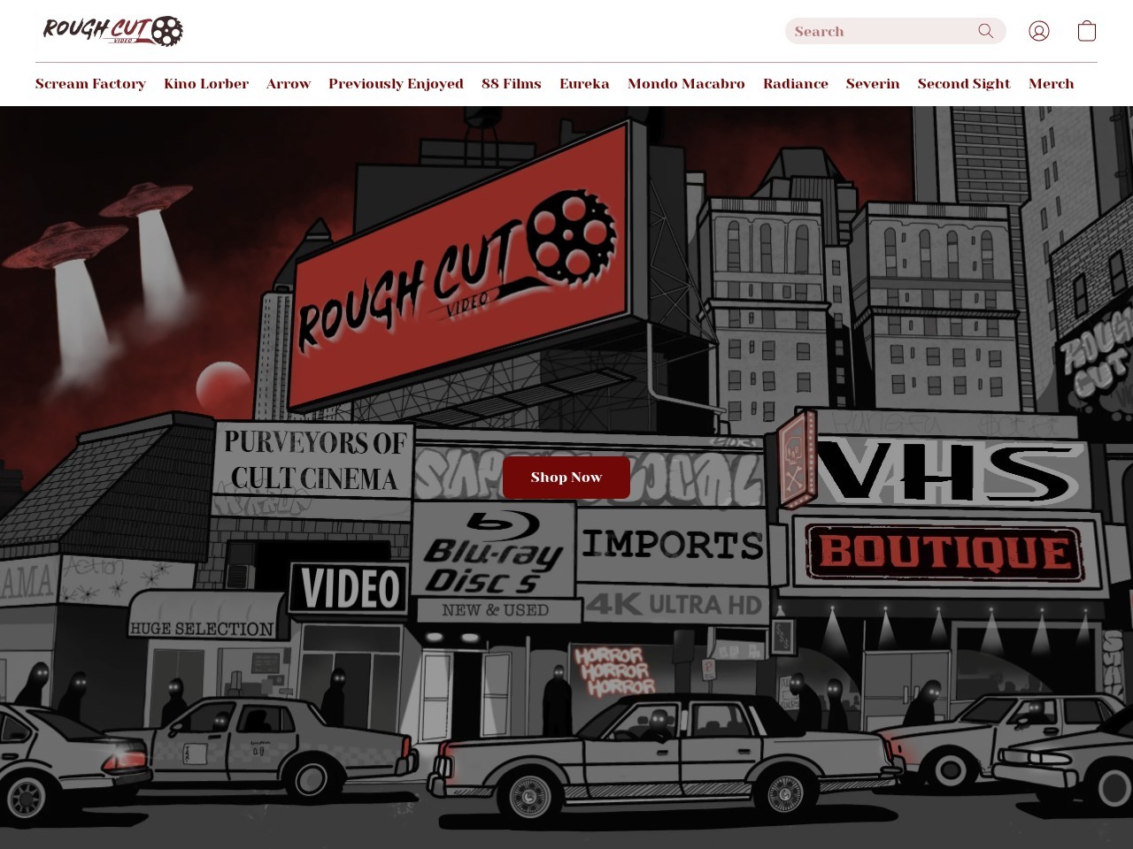Rough Cut Video — Website Preview