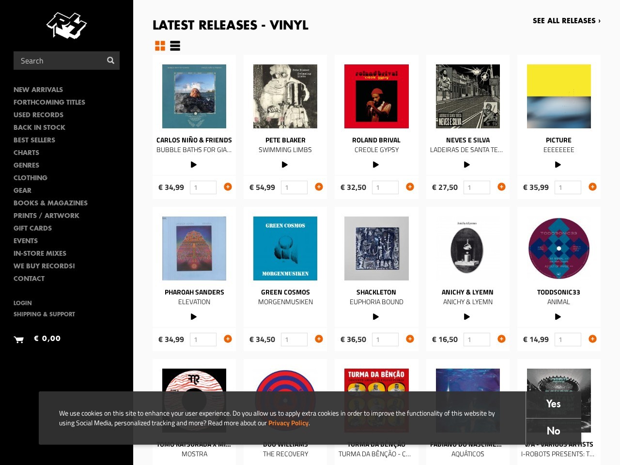 Rush Hour Records — Website Preview