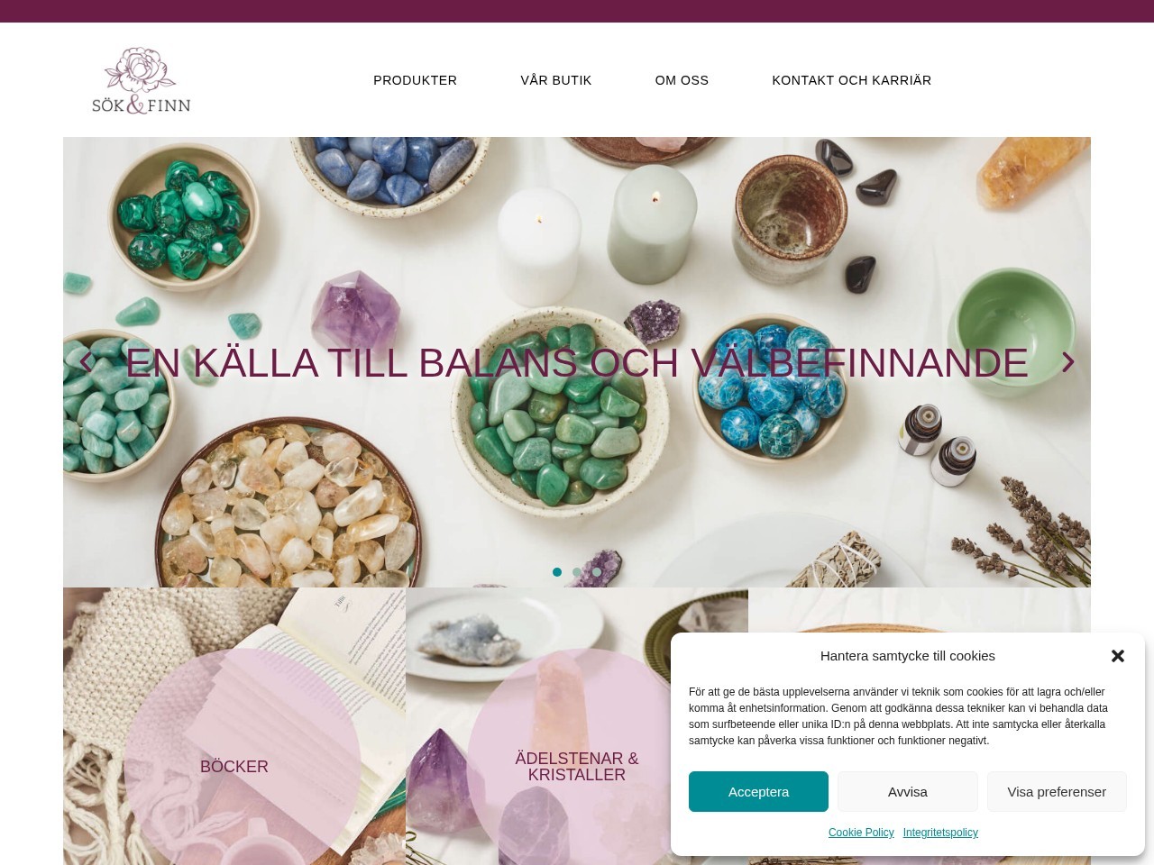 Sök & Finn, Malmö 01 — Website Preview