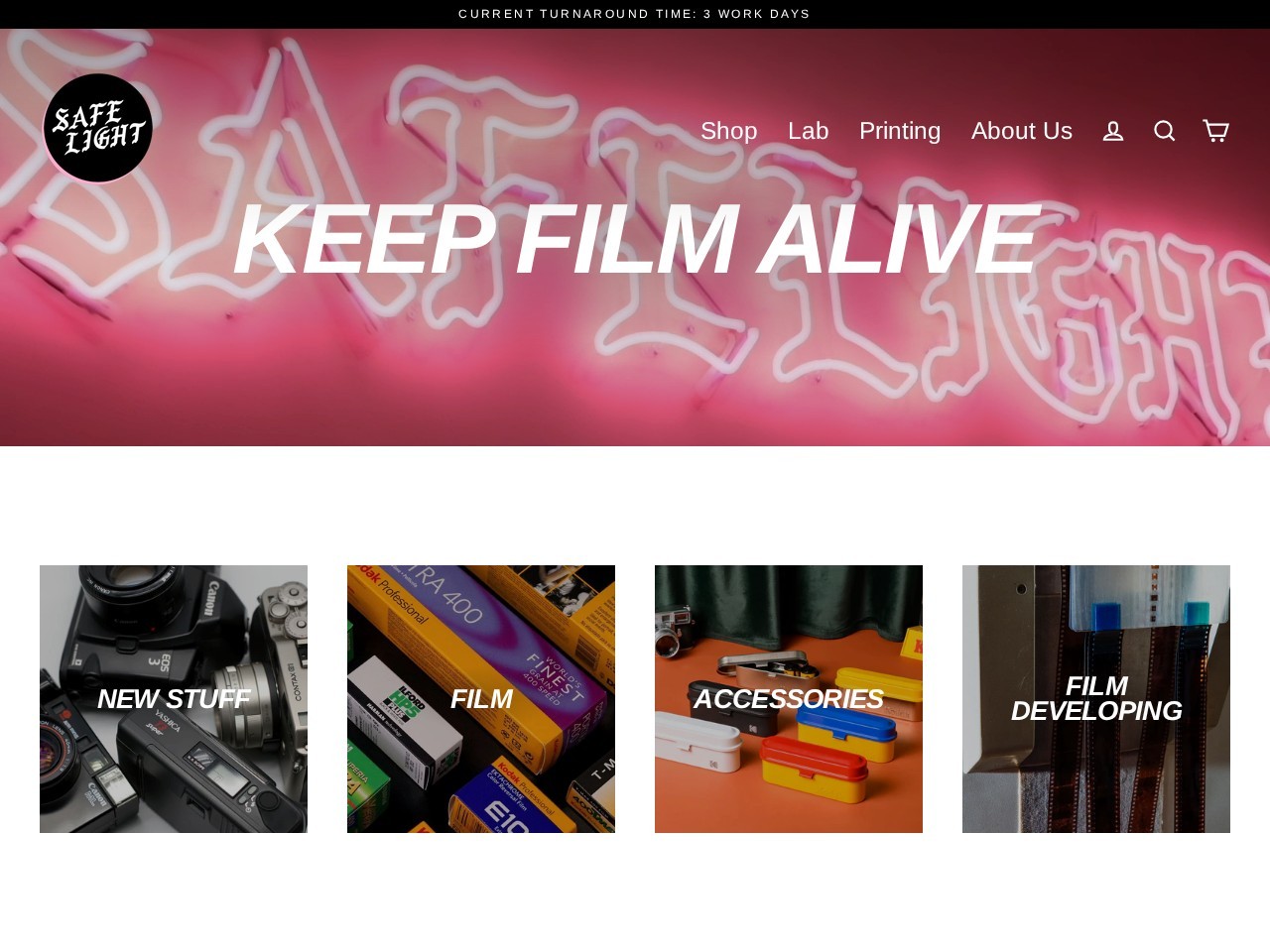 Safelight Berlin — Website Preview