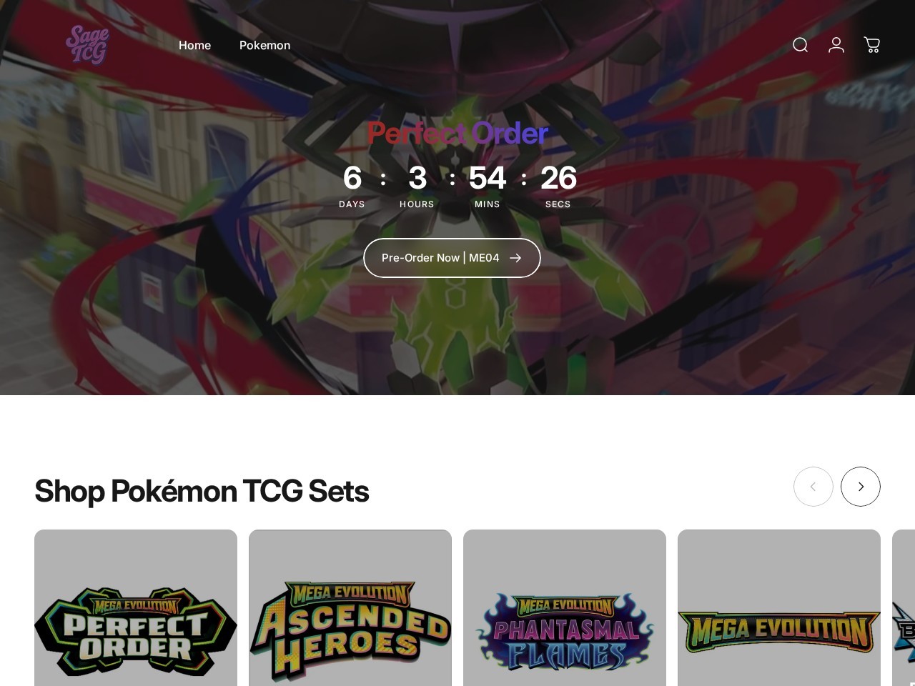 SageTCG — Website Preview