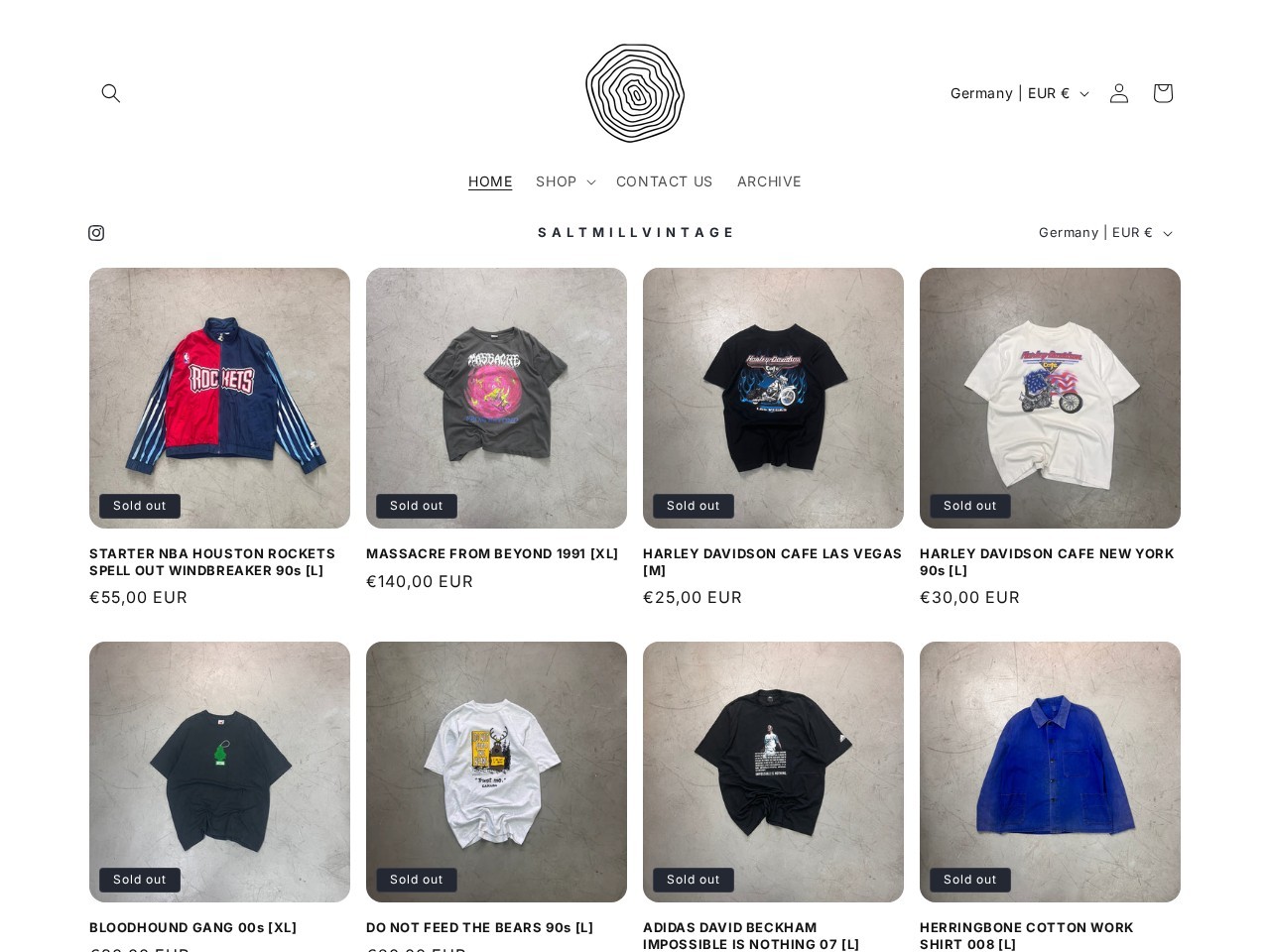 Saltmill Vintage โ Website Preview