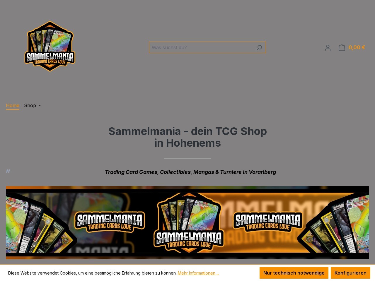 Sammelmania — Website Preview