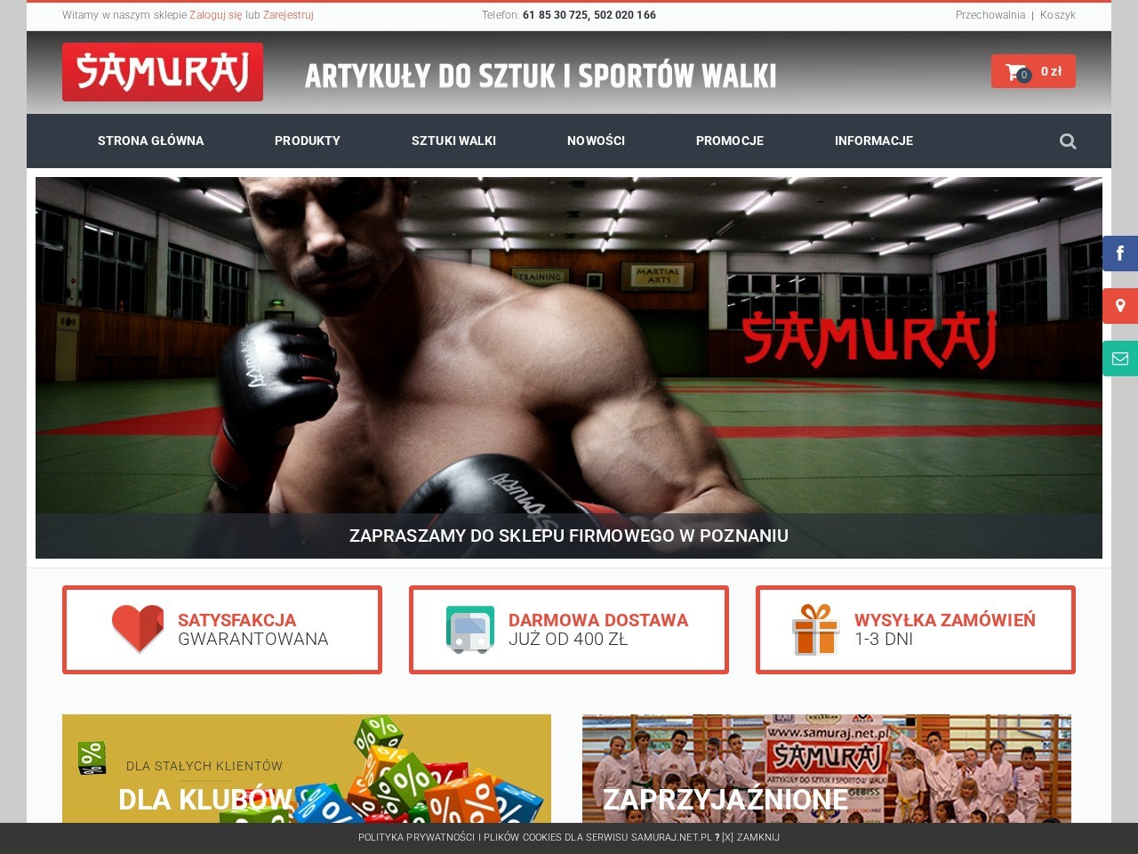 Samuraj — Website Preview