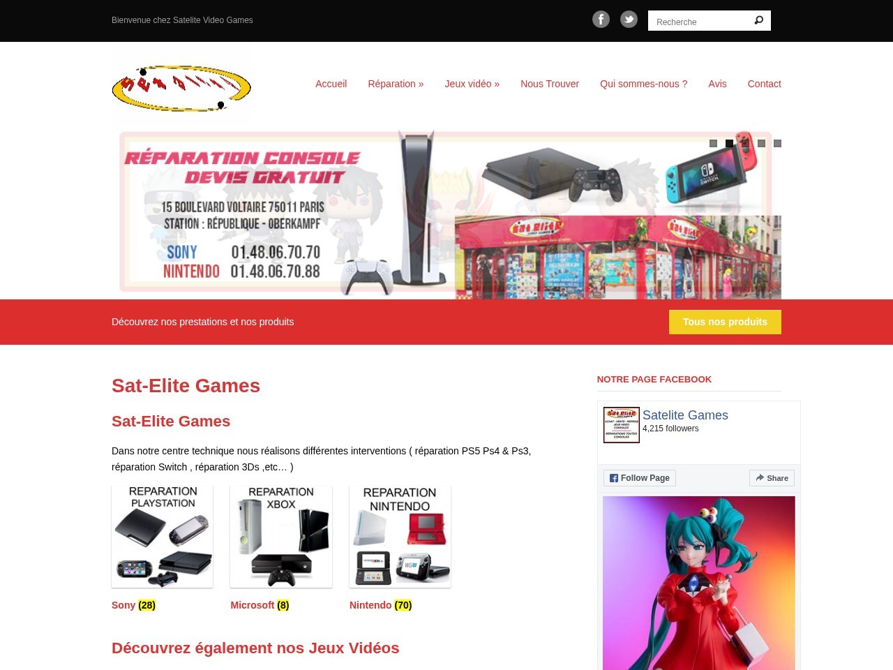 Sat Elite Video Games โ Website Preview