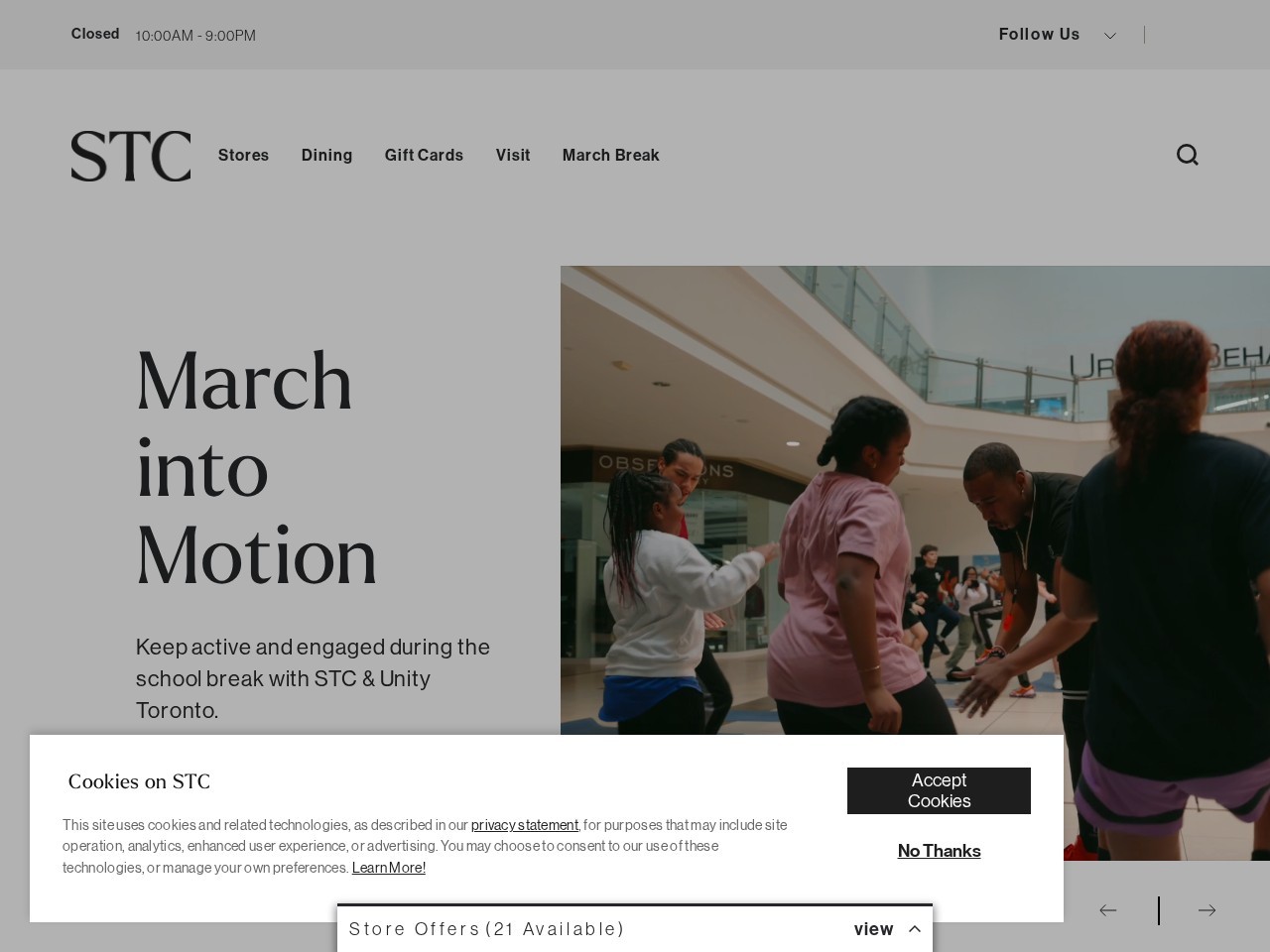 Scarborough Town Centre — Website Preview