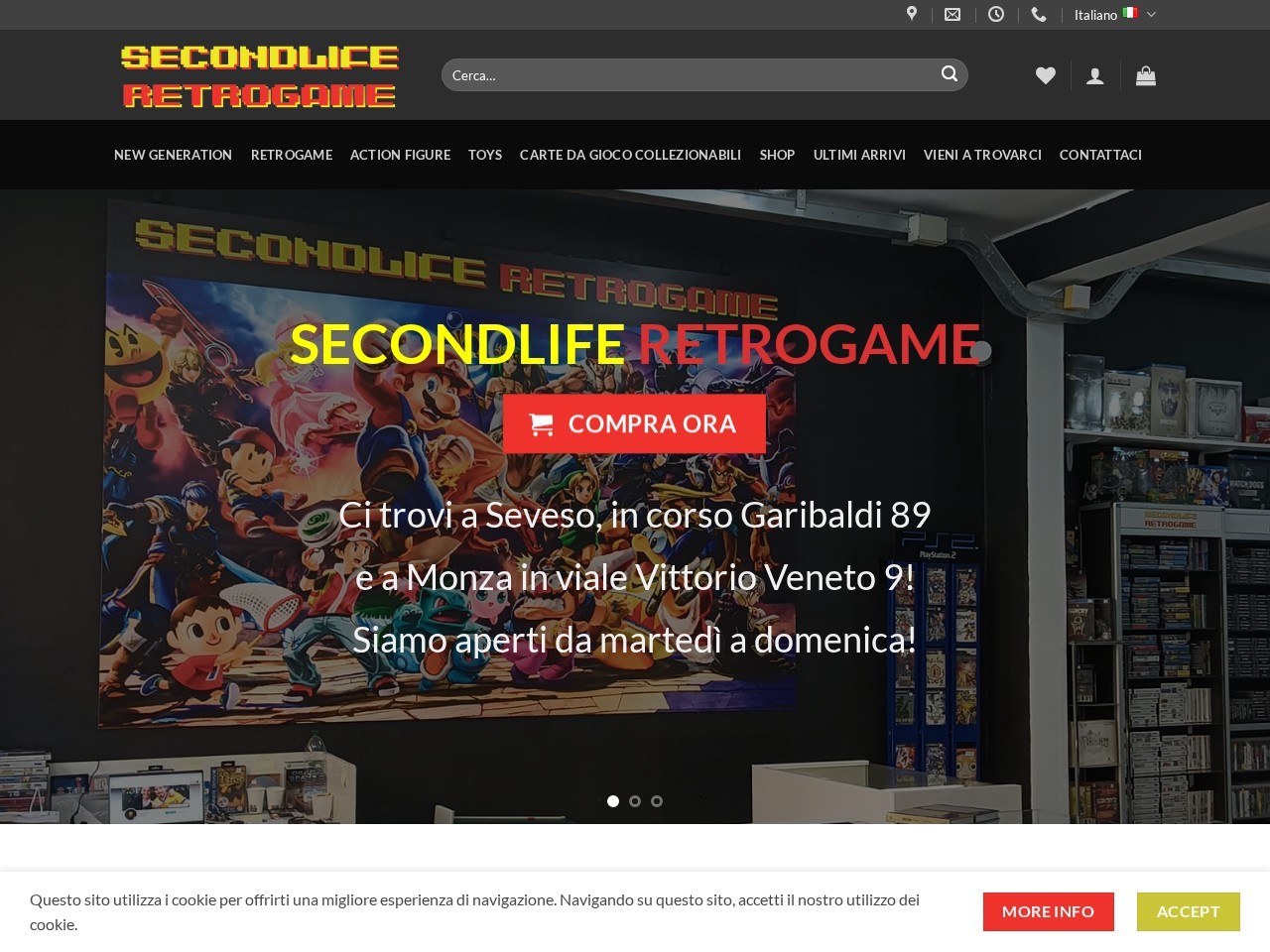 Secondlife Retrogame Seveso — Website Preview