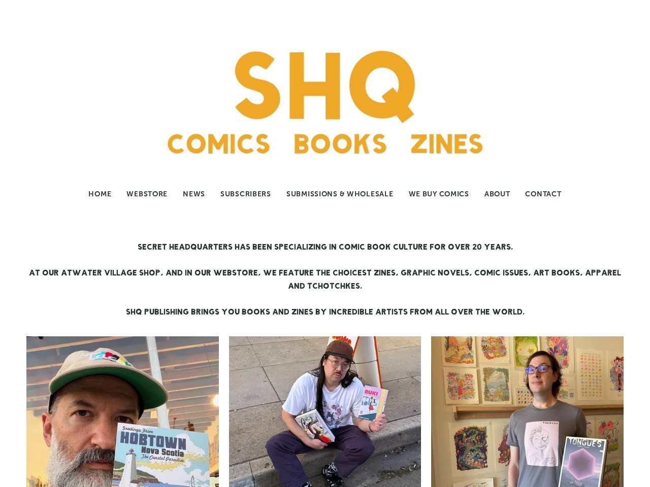 Secret Headquarters — Website Preview