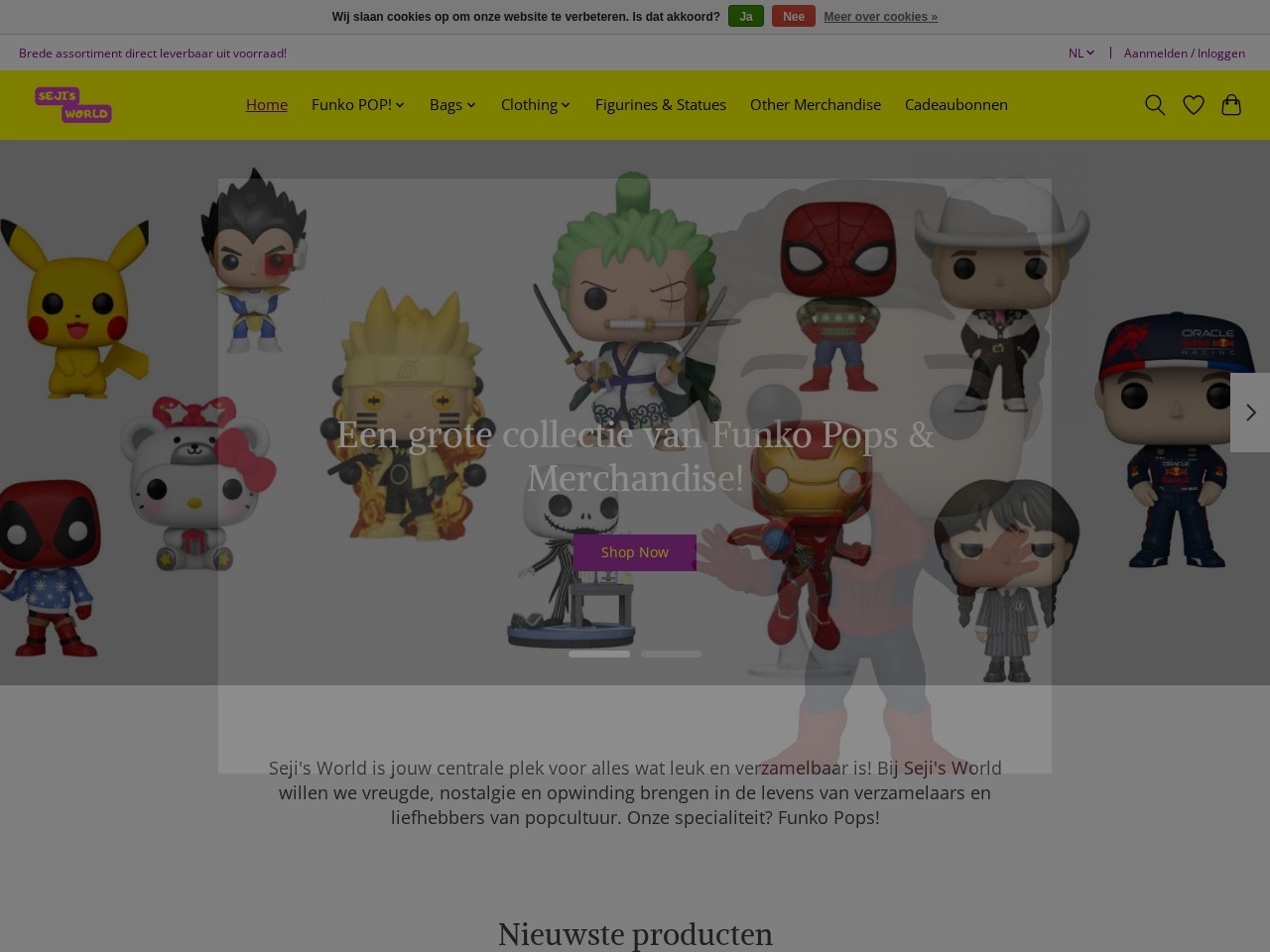 Seji's World — Website Preview