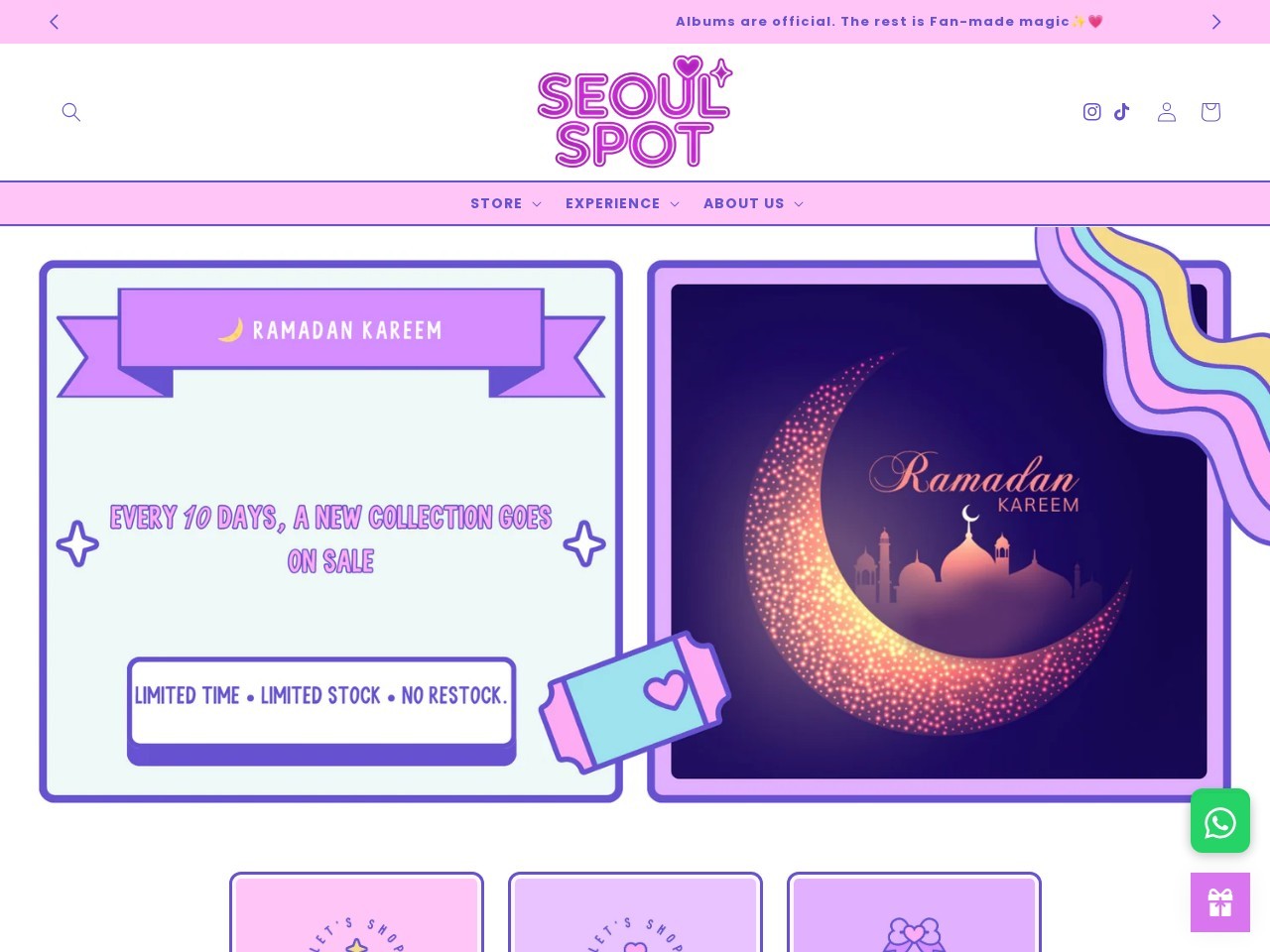 Seoul Spot — Website Preview
