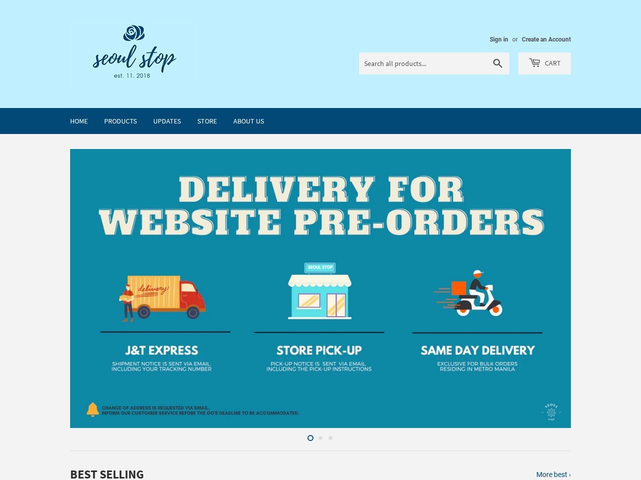 Seoul Stop Kpop Store - Lacson Avenue — Website Preview