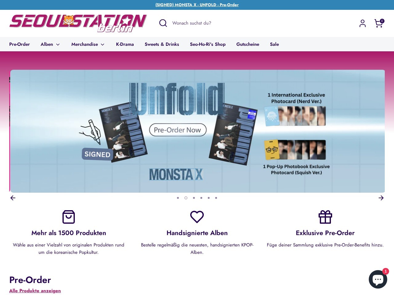 Seoulstation Berlin — Website Preview