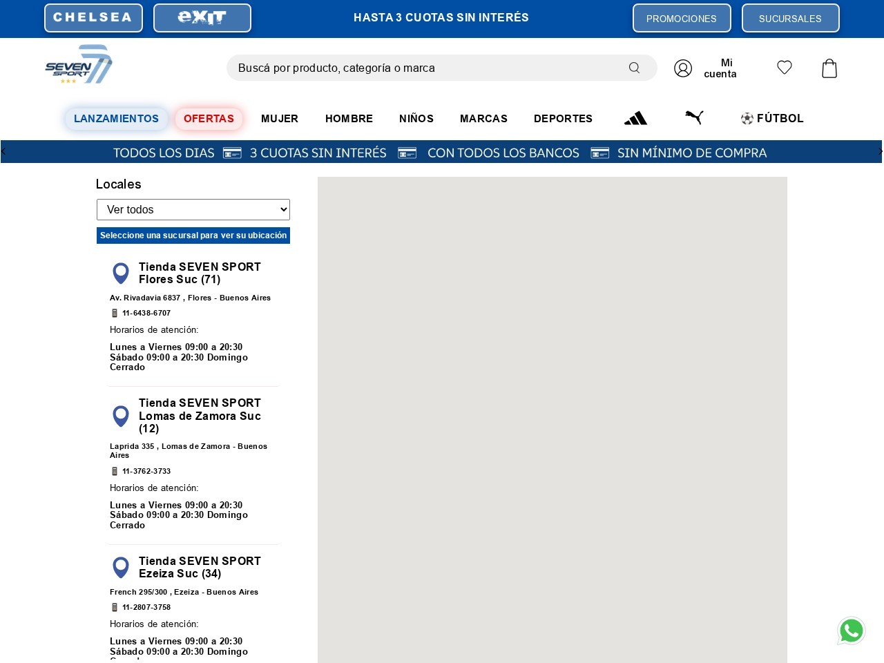 Seven sport outlet — Website Preview