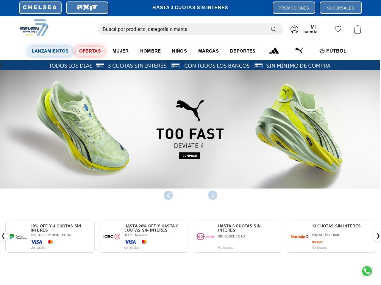 Seven Sport www.sevensport.com.ar — Website Preview