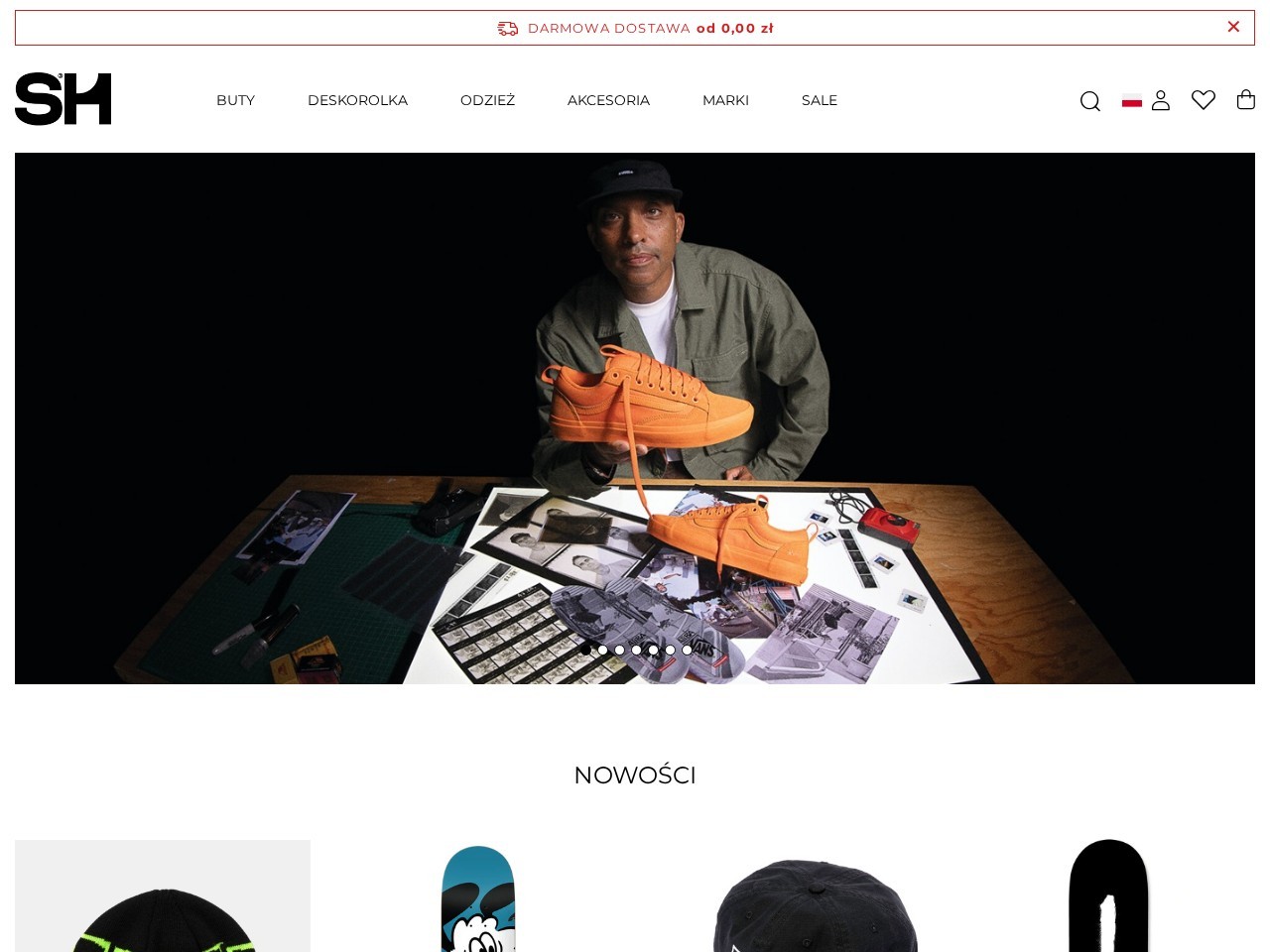 SH STORE — Website Preview