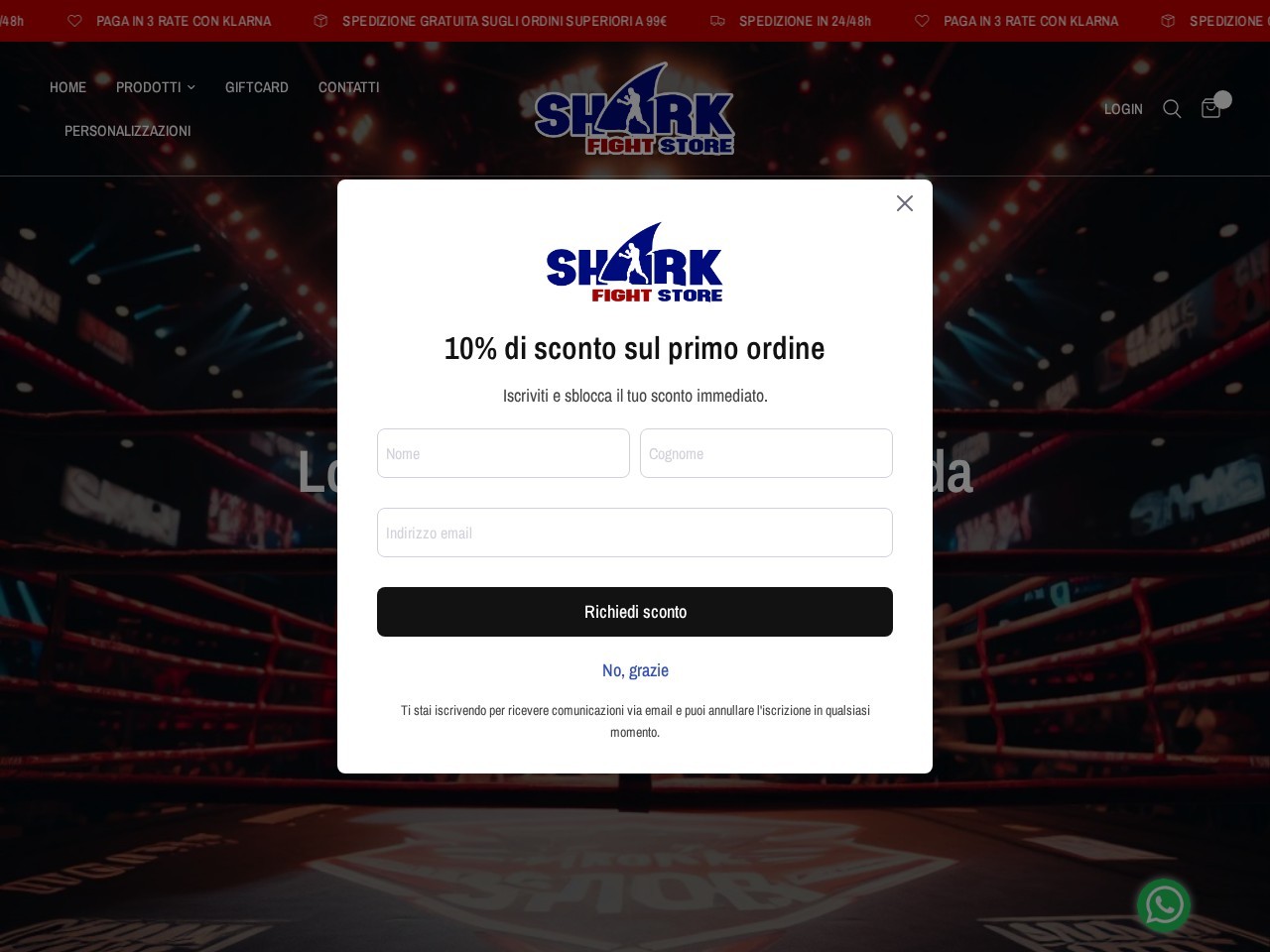 Shark Fight Store — Website Preview