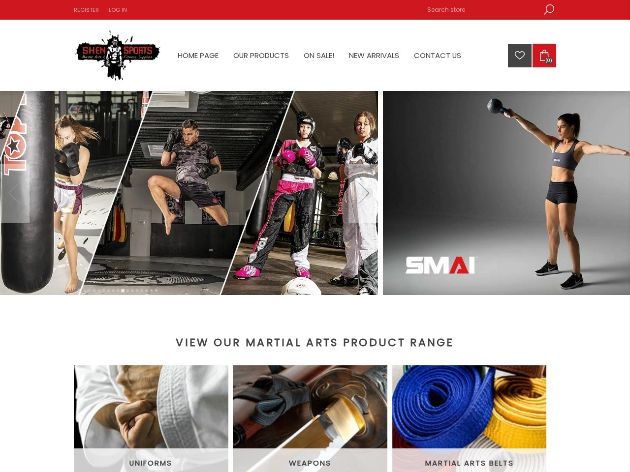 Shen Sports — Website Preview