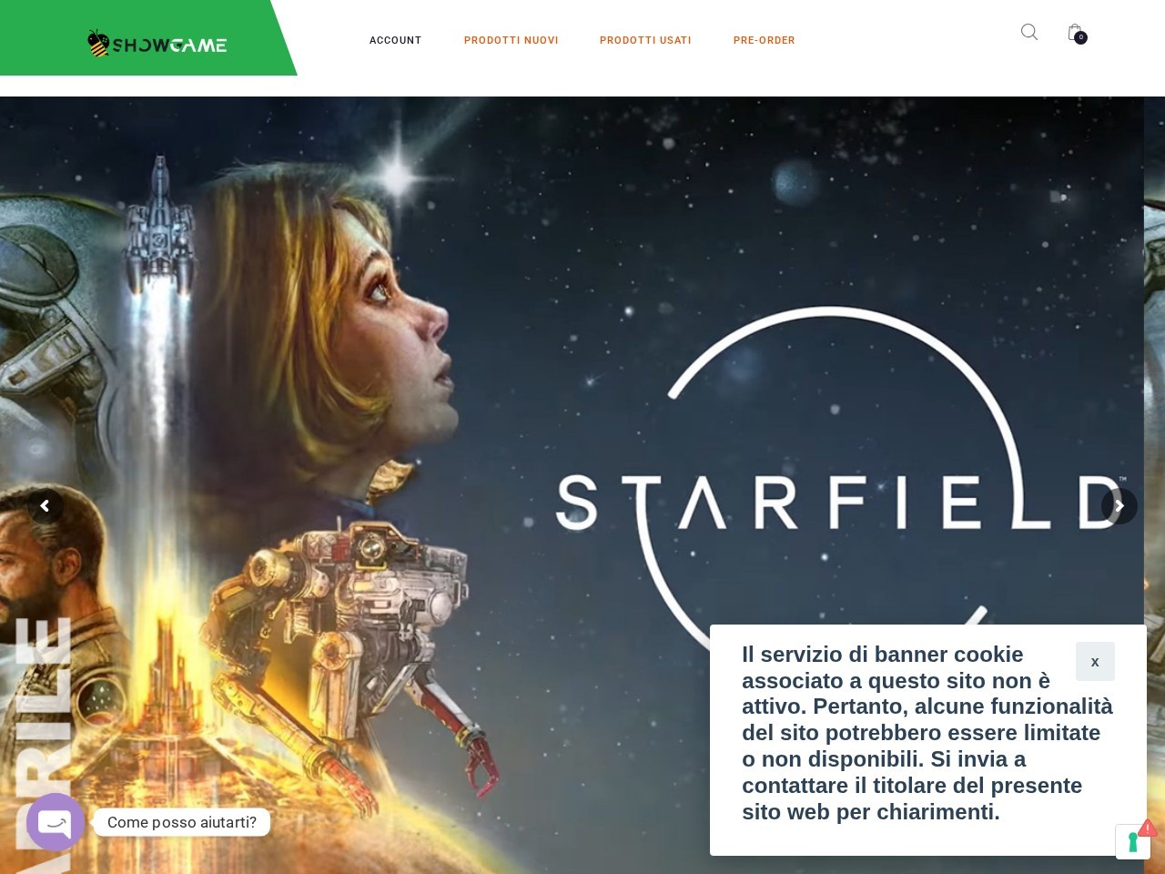 Showgame — Website Preview