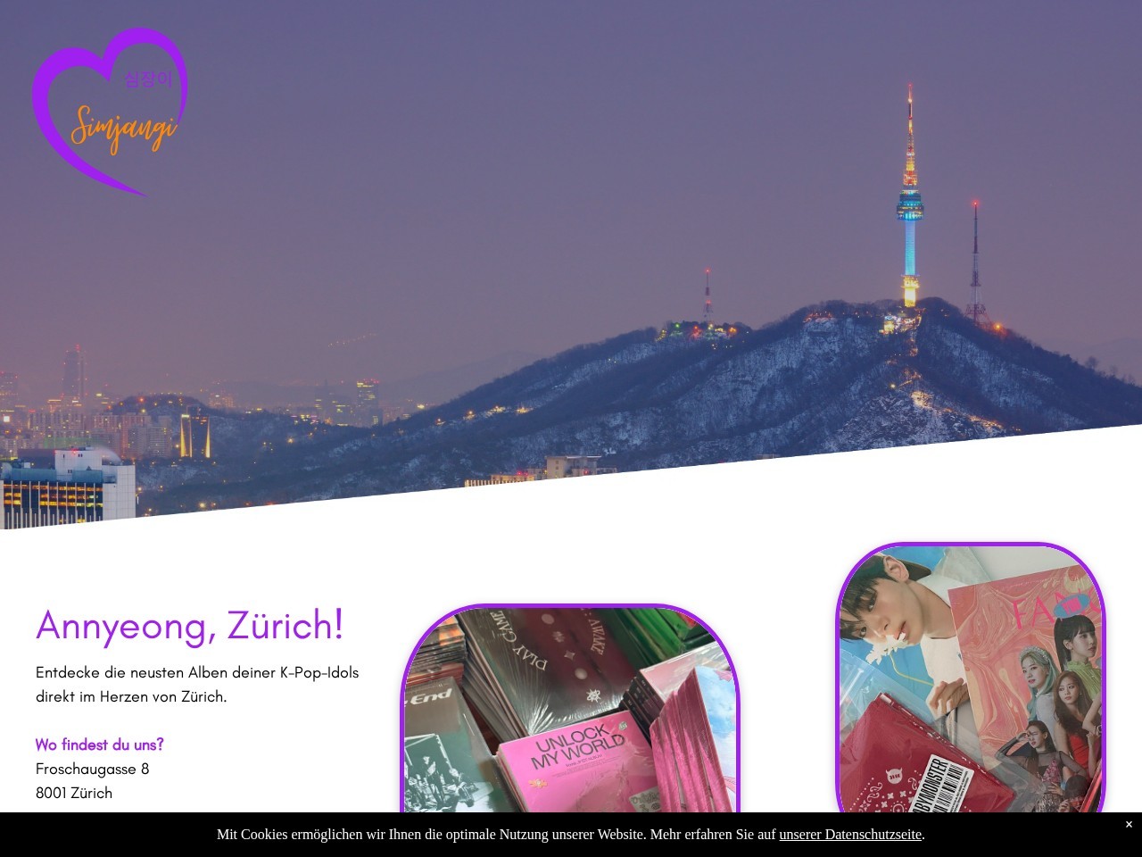 Simjangi — Website Preview