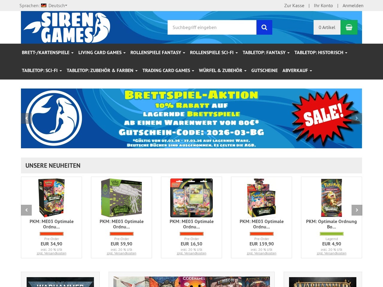 Siren Games — Website Preview