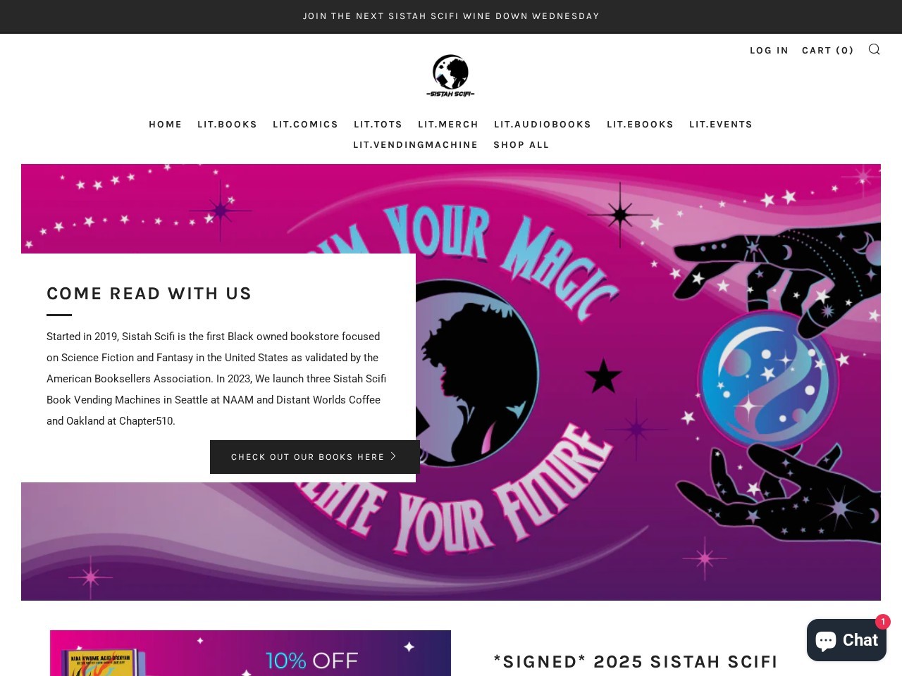 Sistah Scifi — Website Preview