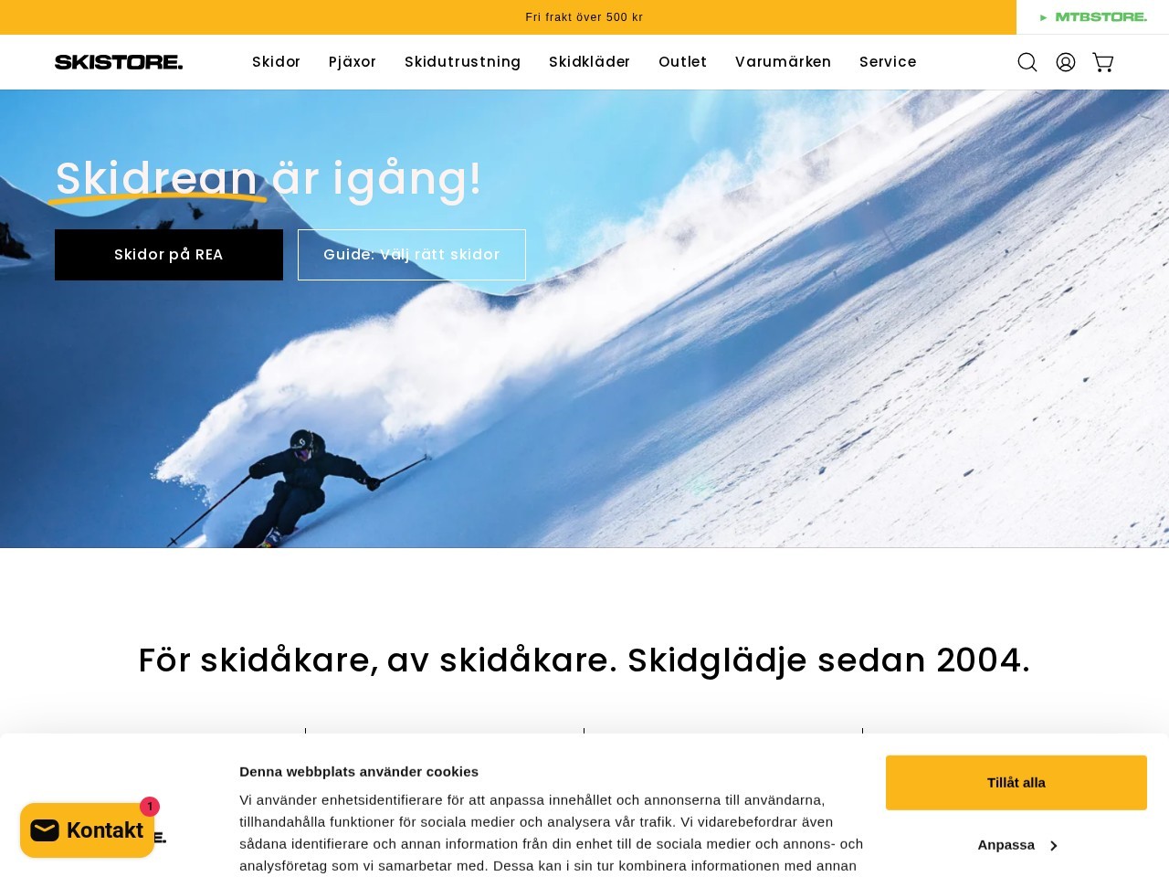 Skistore — Website Preview
