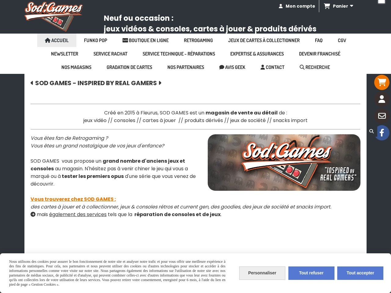 SOD GAMES — Website Preview