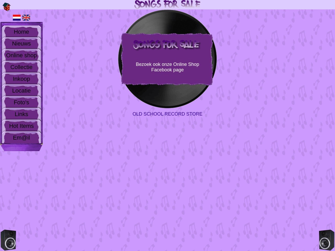 Songs For Sale — Website Preview