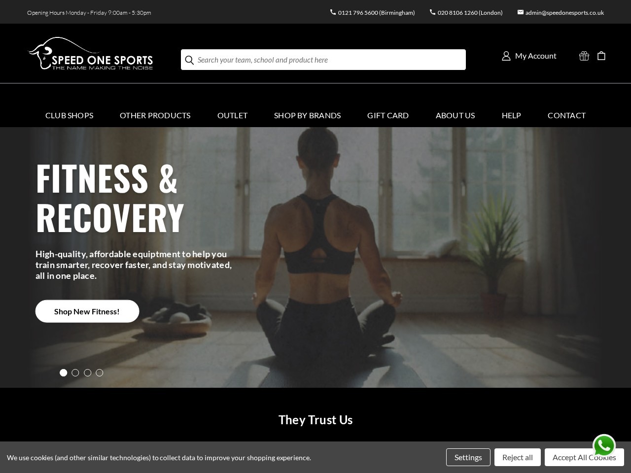 Speed One Sports Ltd — Website Preview