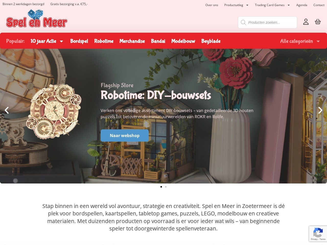 Spel En Meer — Website Preview