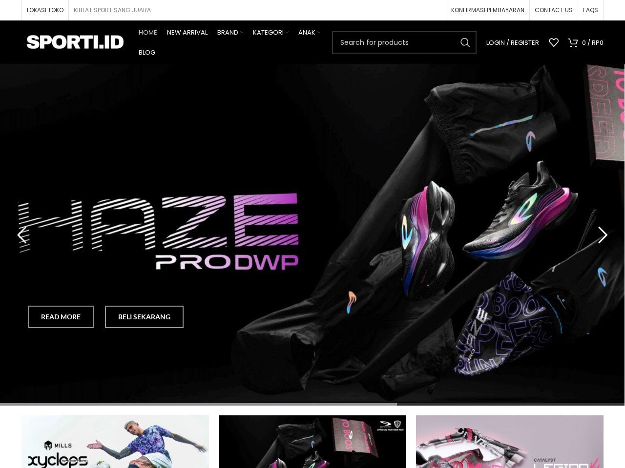 Sporti ID — Website Preview