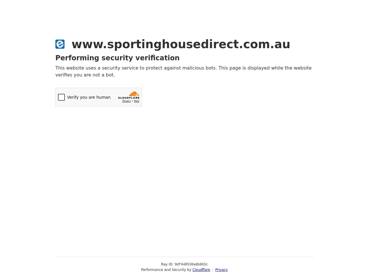 Sporting House Direct — Website Preview