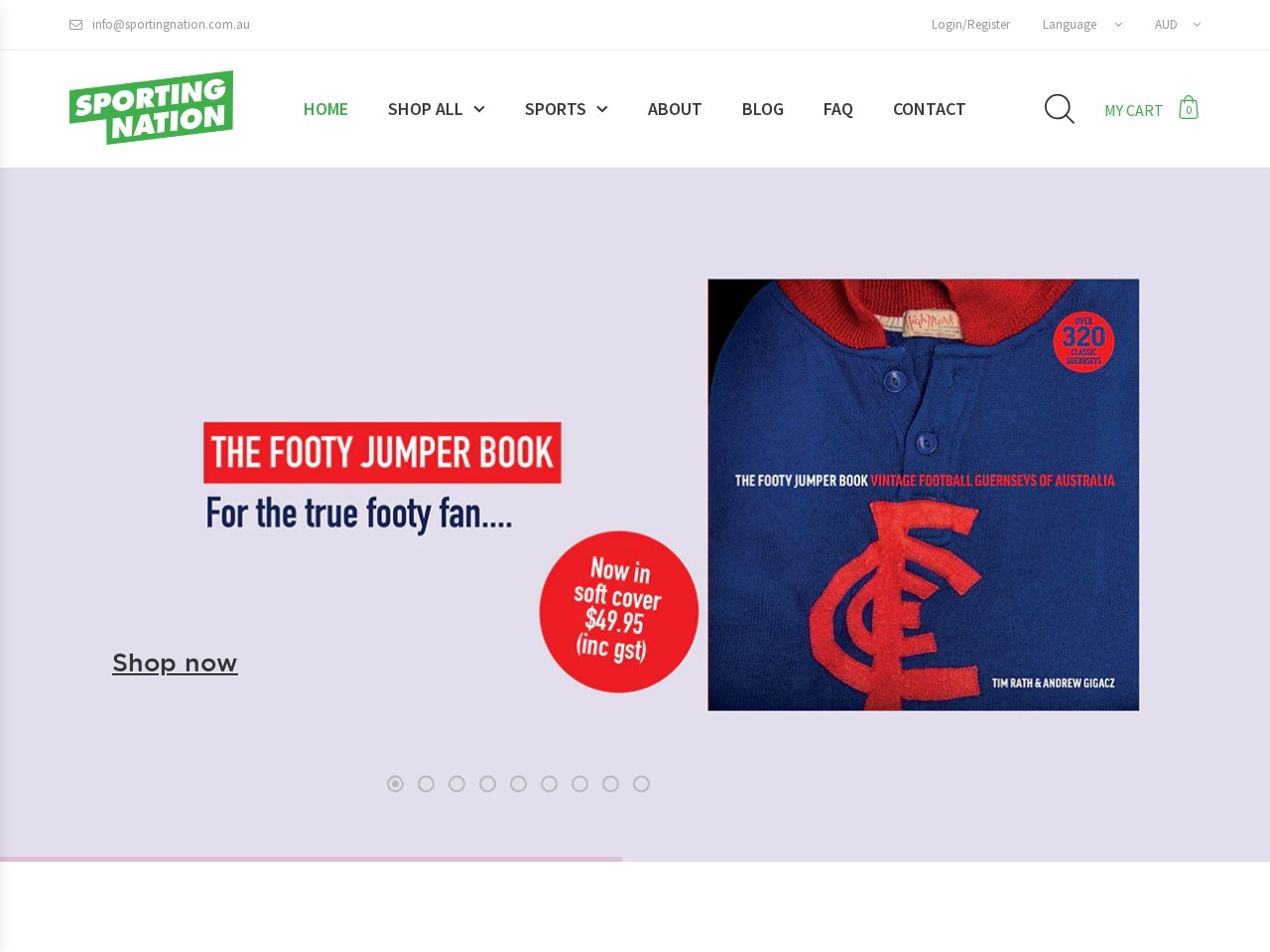 Sporting Nation — Website Preview