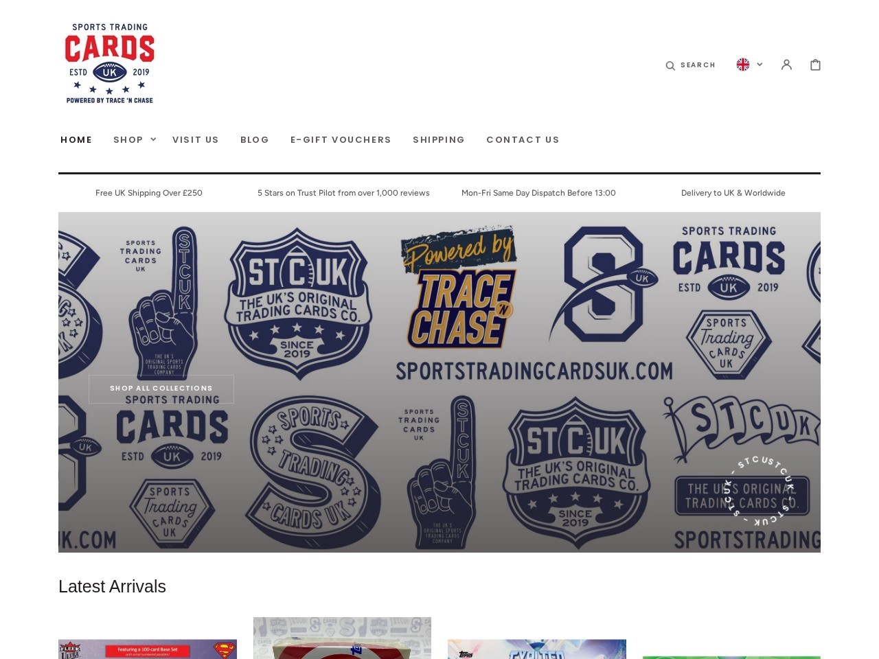 Sports Trading Cards UK Ltd — Website Preview