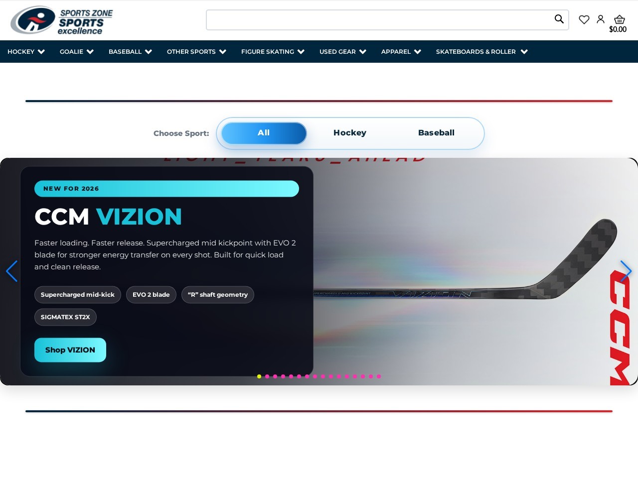 Sports Zone — Website Preview