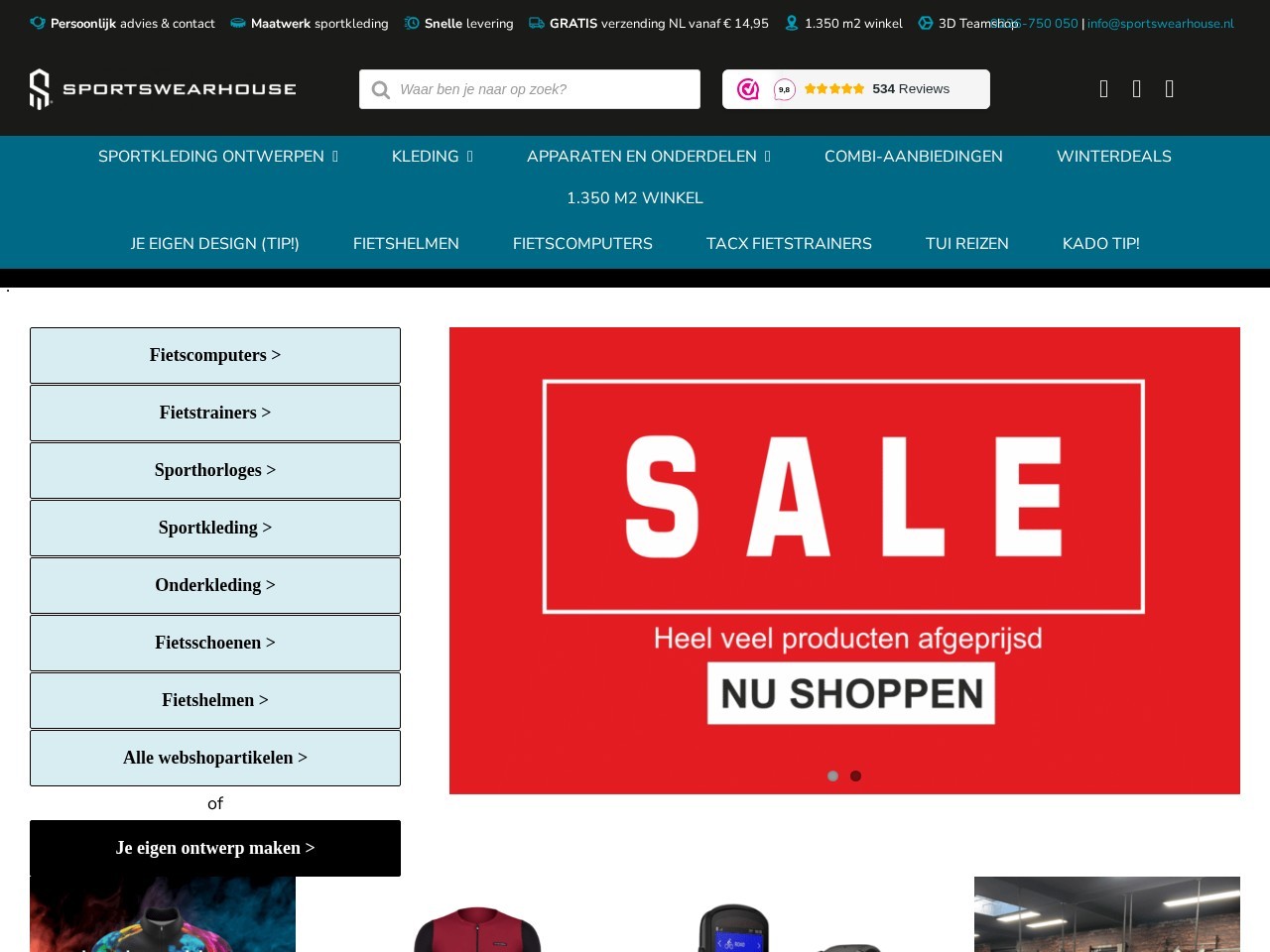 Sportswearhouse — Website Preview