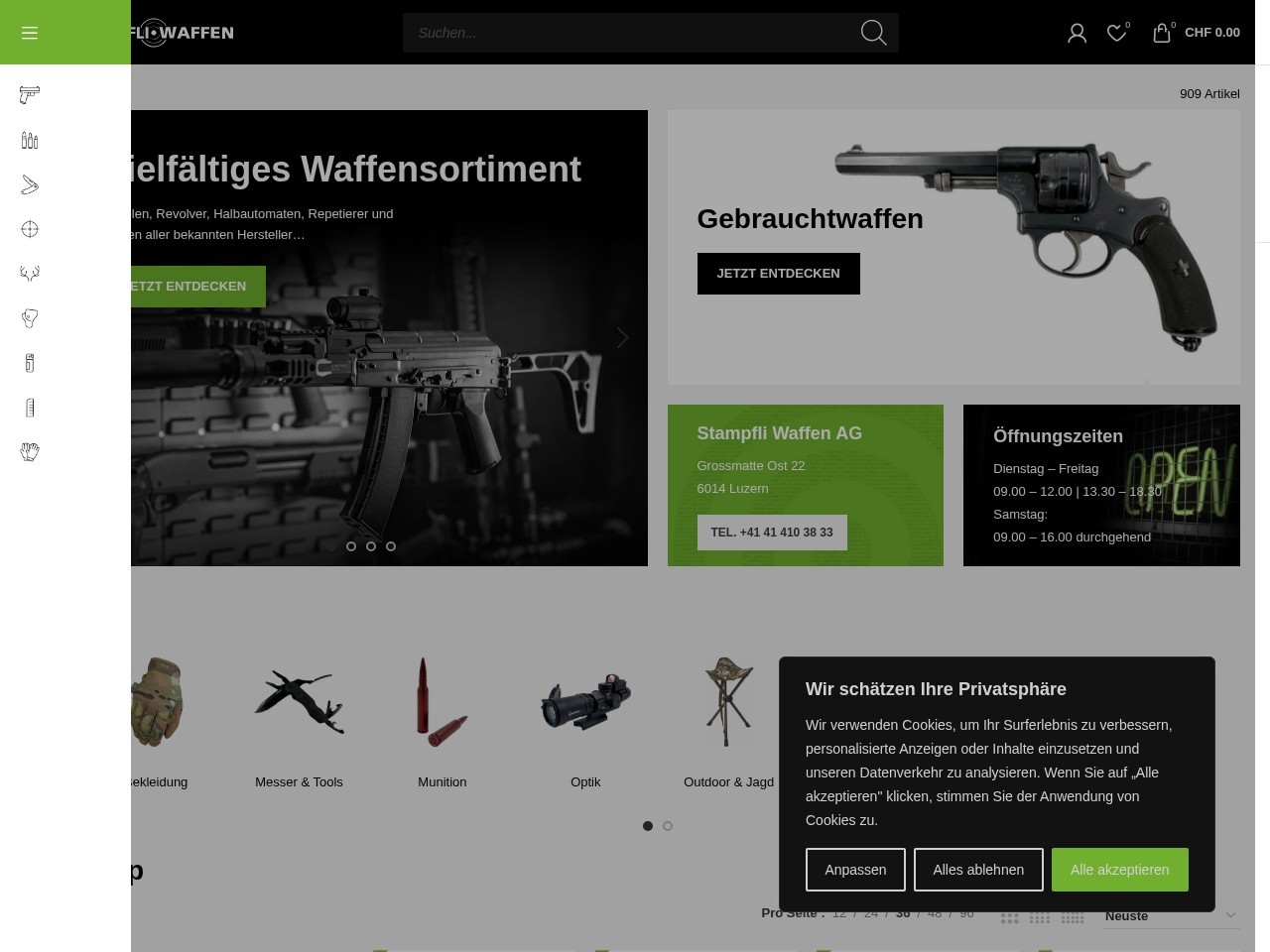 Stampfli weapons AG โ Website Preview