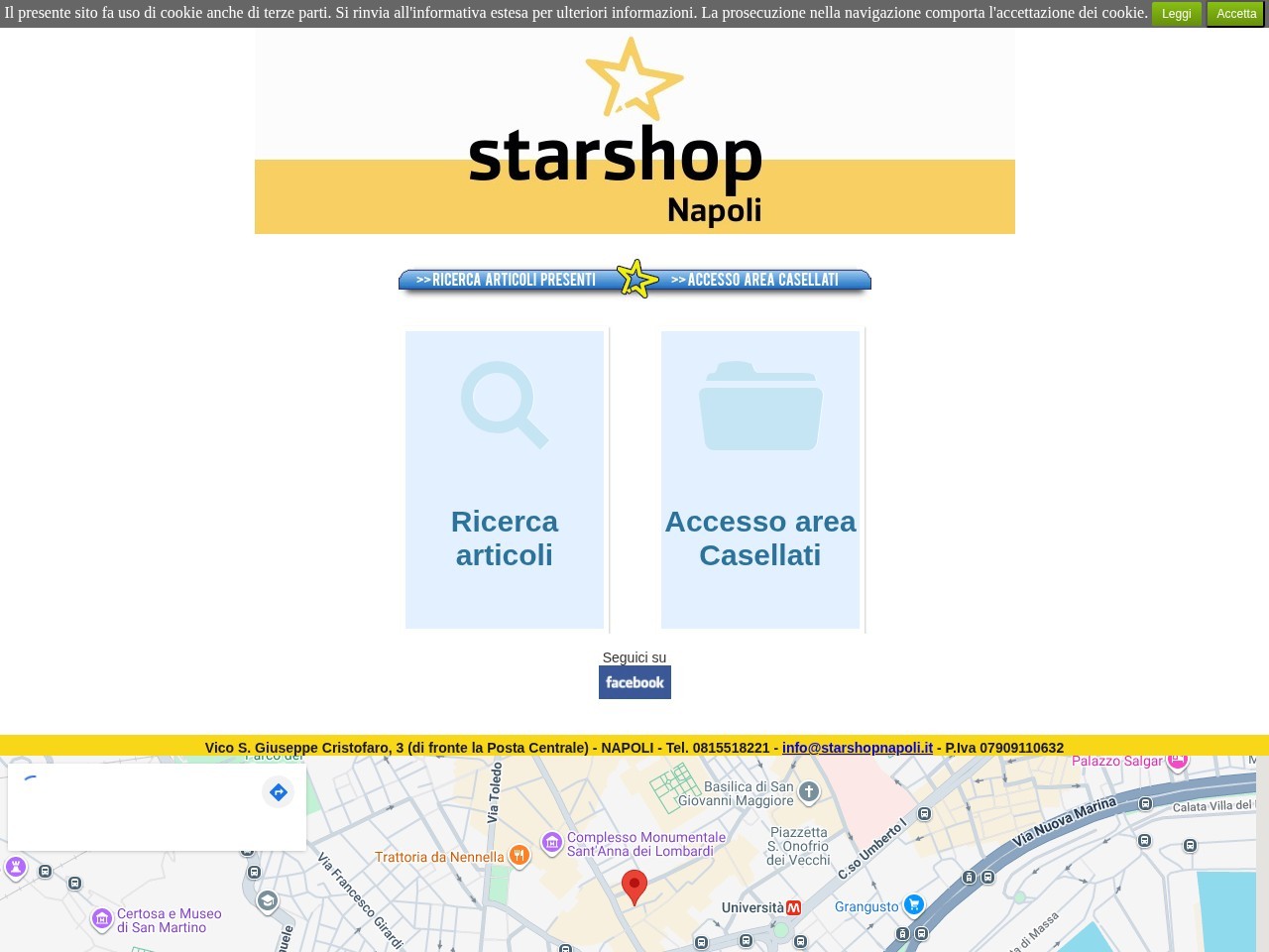 Starshop - Fumetteria — Website Preview