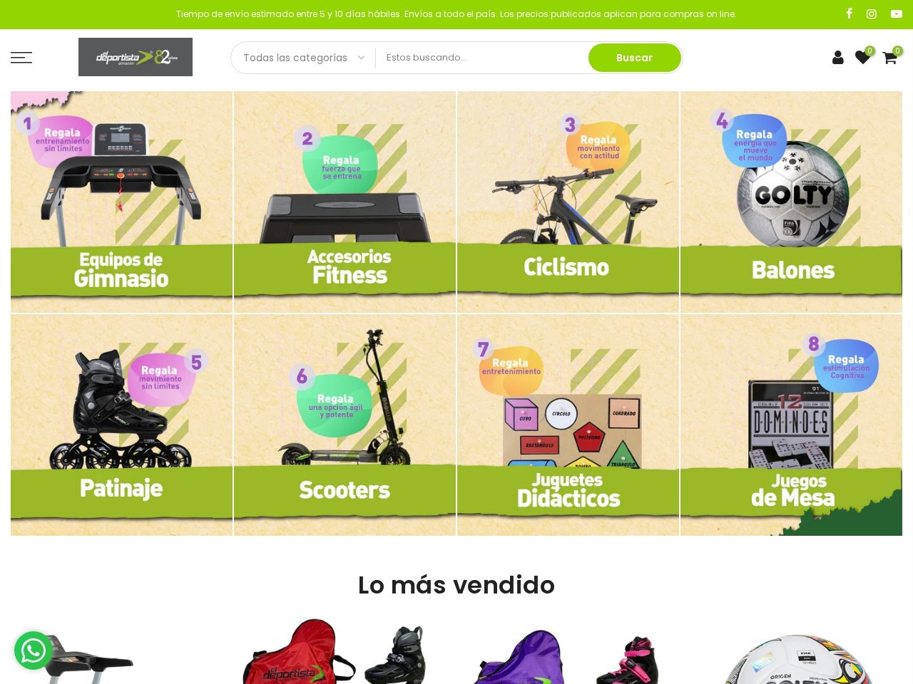 Store El Deportista — Website Preview