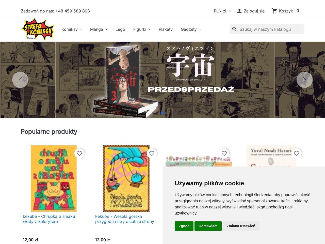 Strefa Komiksu — Website Preview