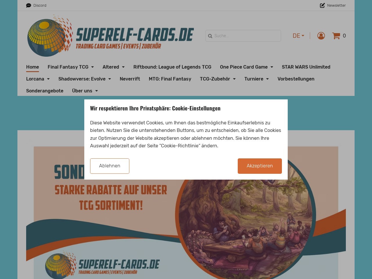 Superelf-Cards — Website Preview
