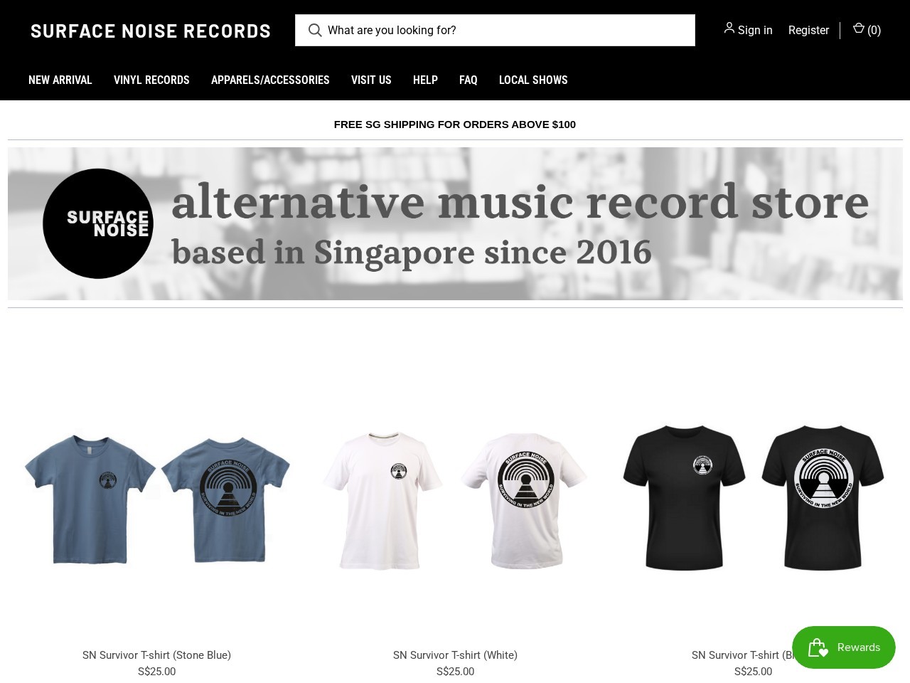 Surface Noise — Website Preview