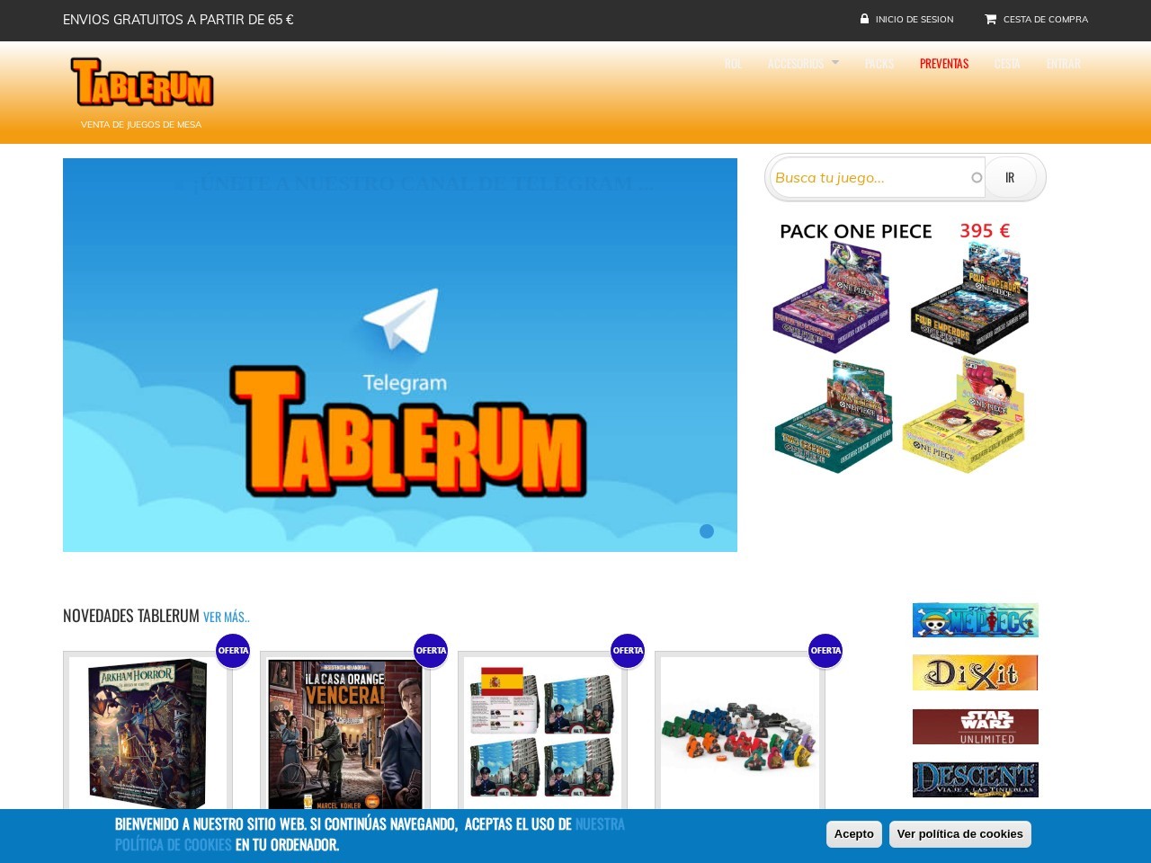 Tablerum — Website Preview