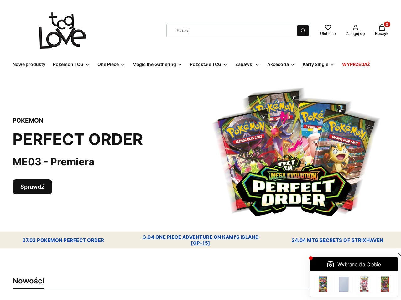 TCG LOVE — Website Preview