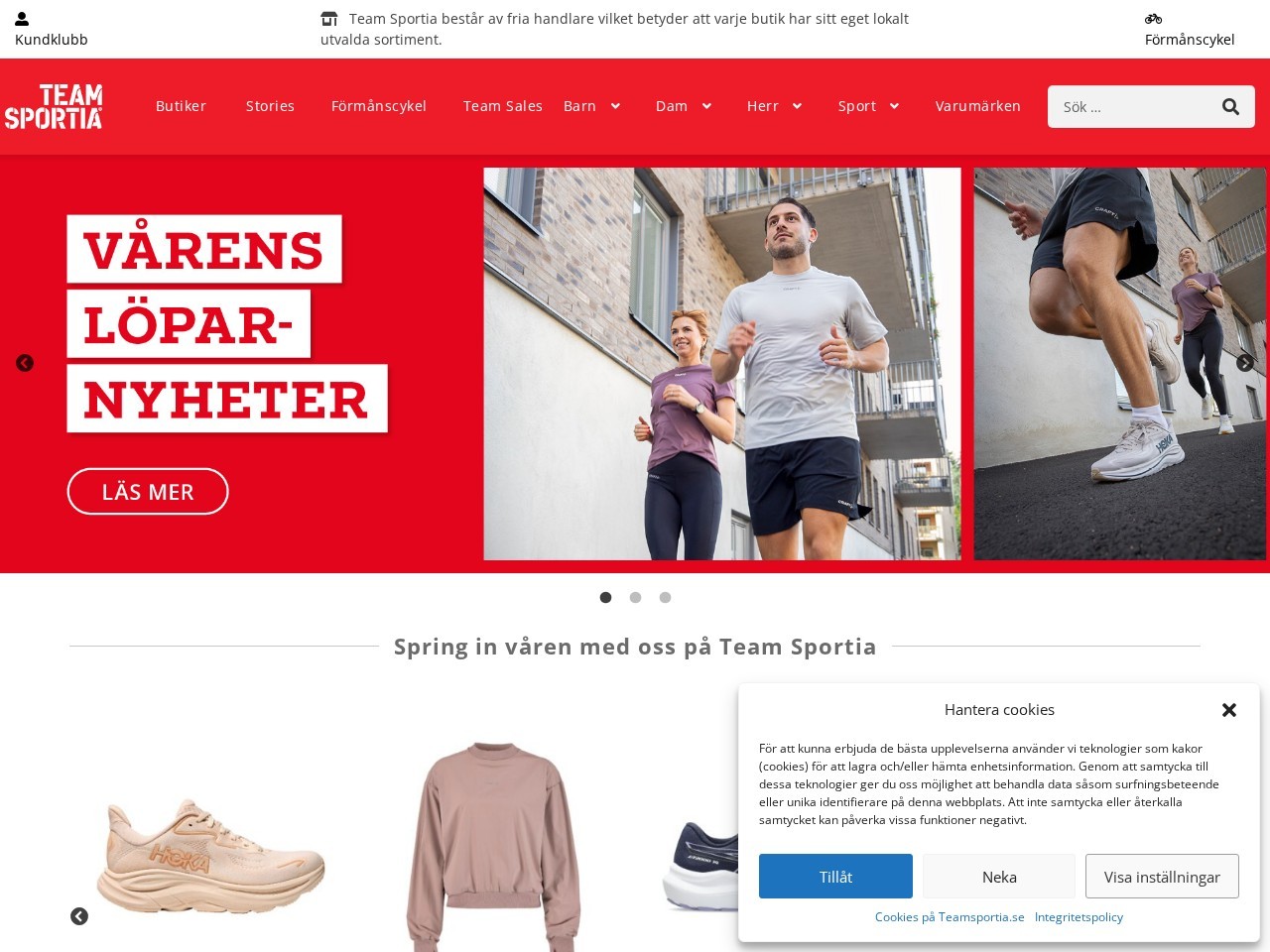 TeamSportia Saffle โ Website Preview