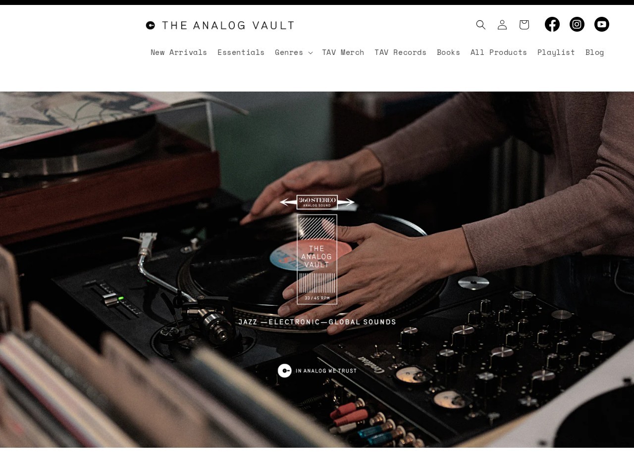 The Analog Vault — Website Preview